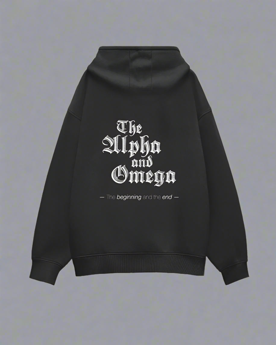 Unisex Oversized "Alpha and Omega" Hoodie