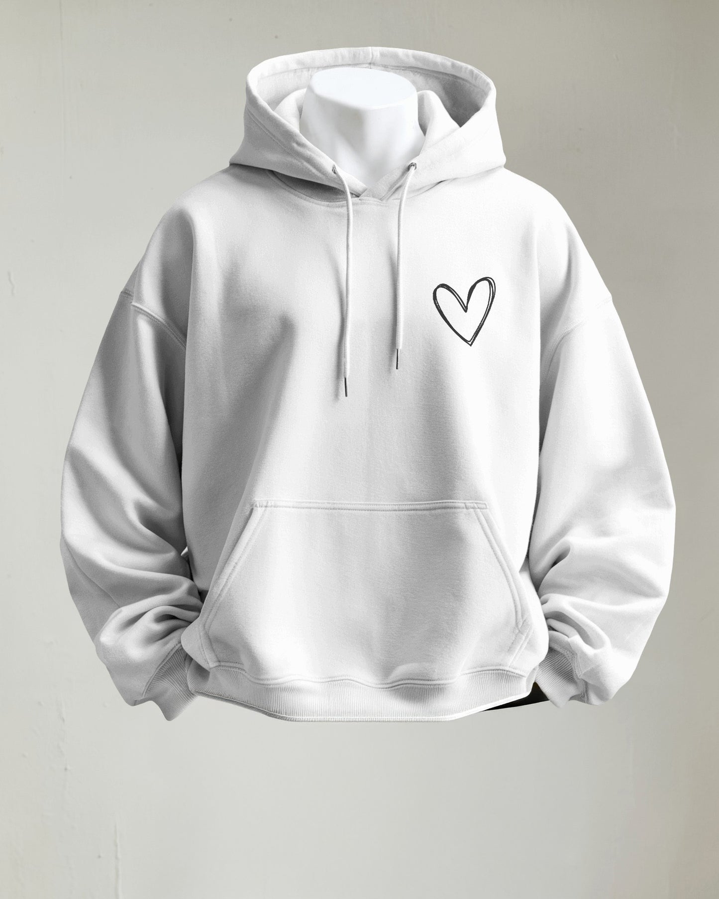 Unisex Oversized "Heart" Hoodie