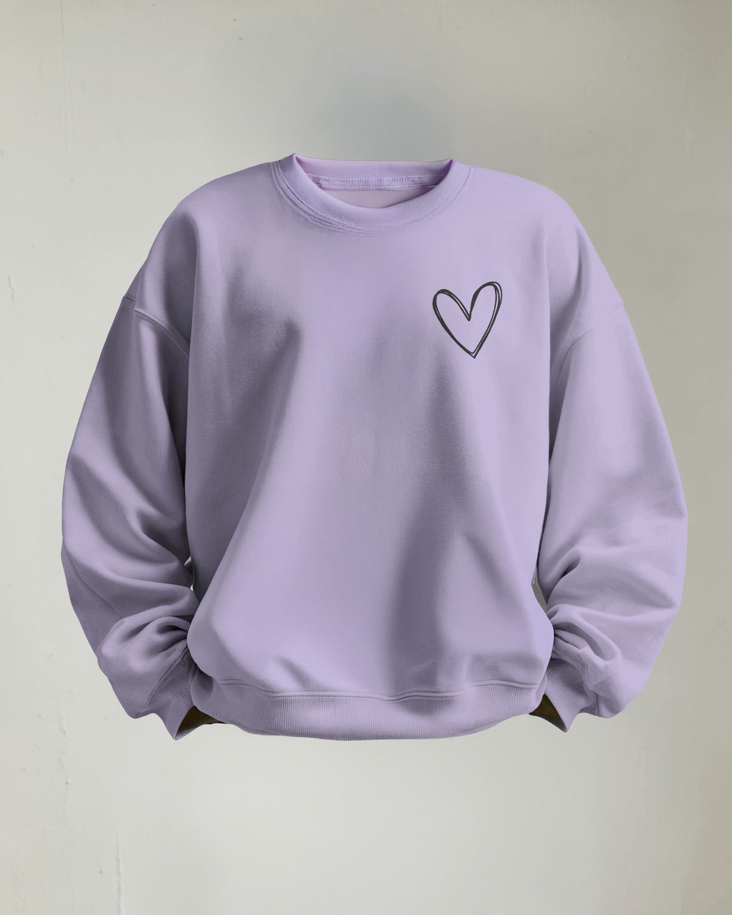 Unisex Oversized "Heart" Sweatshirt