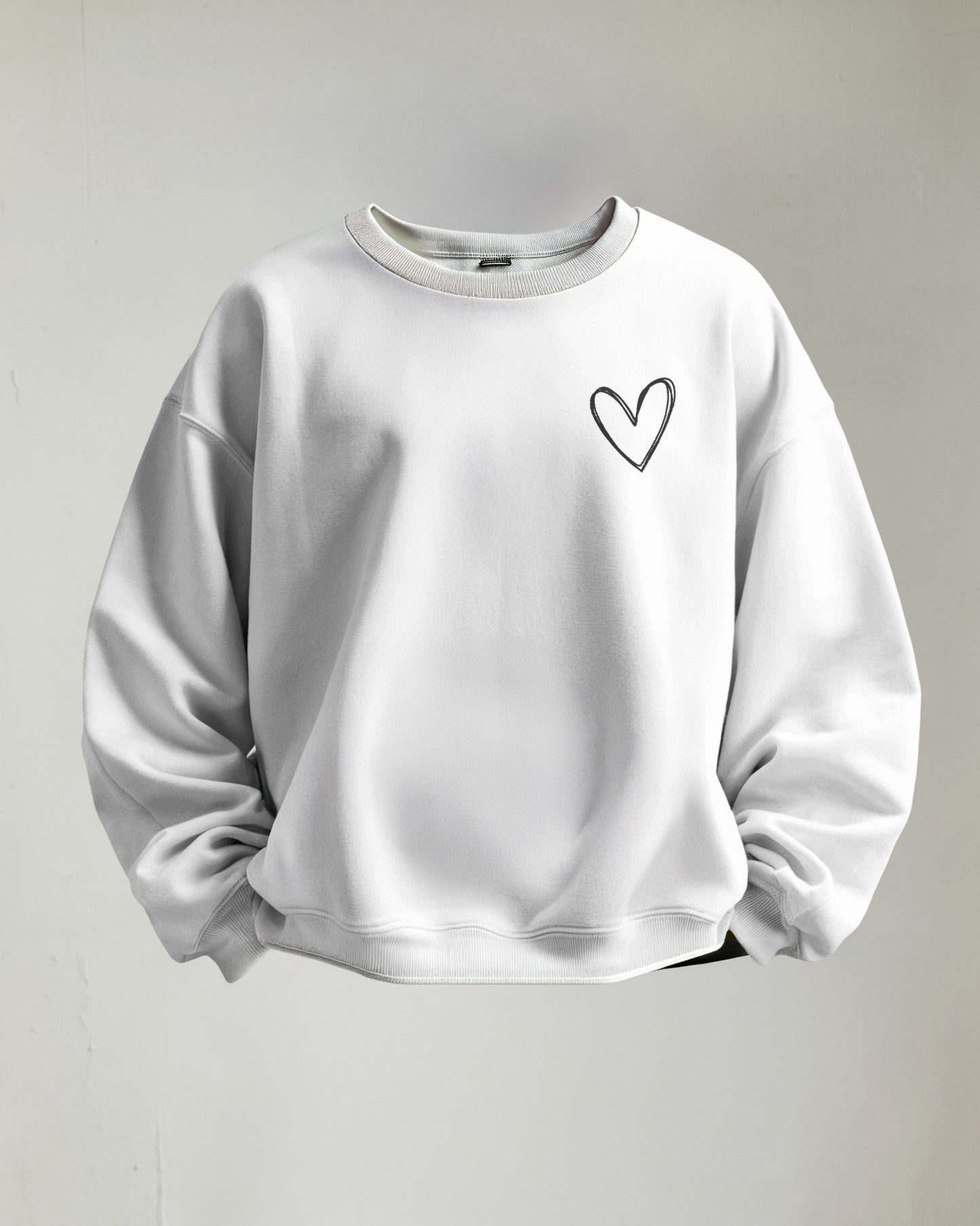 Unisex Oversized "Heart" Sweatshirt