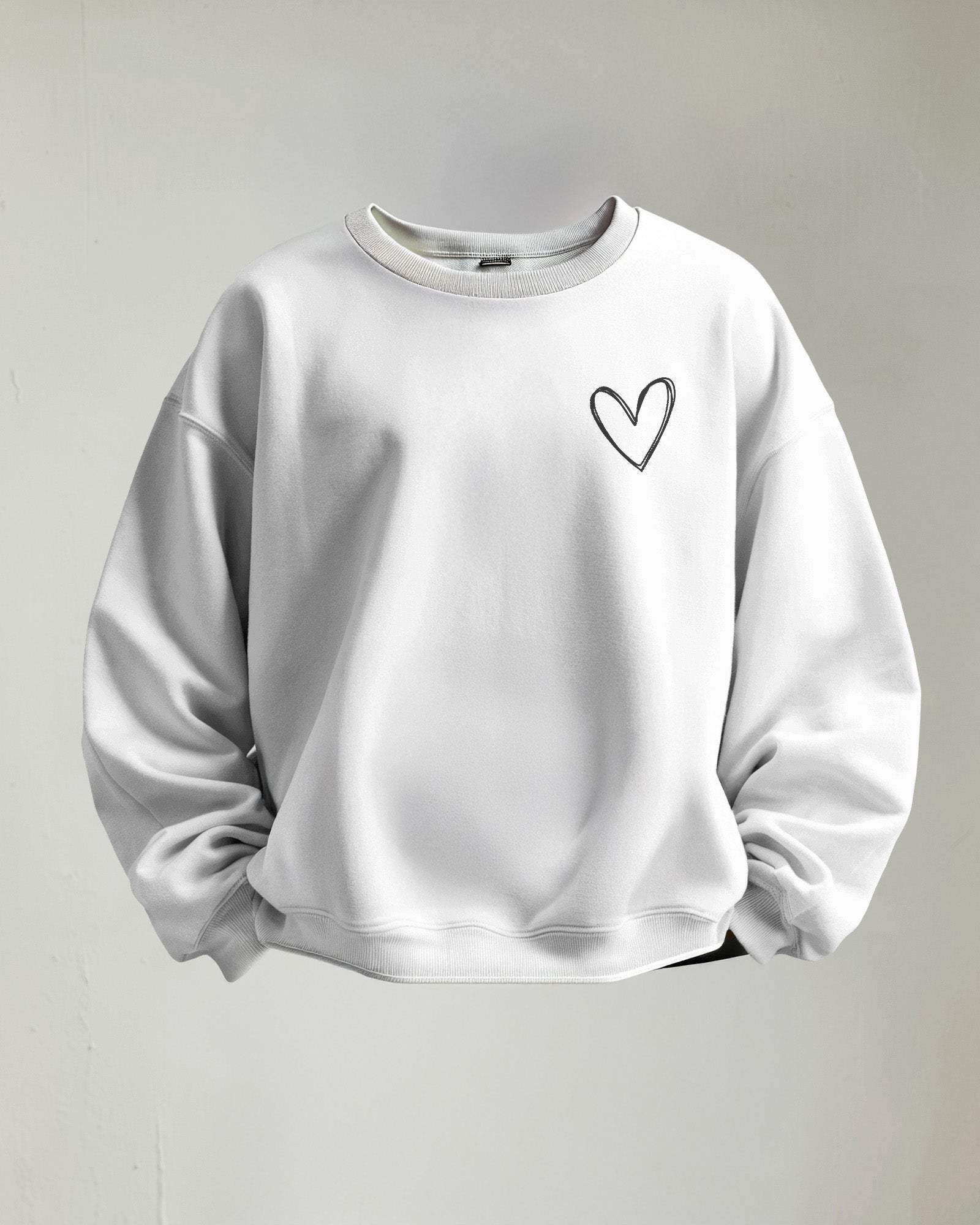 Unisex Oversized "Heart" Sweatshirt