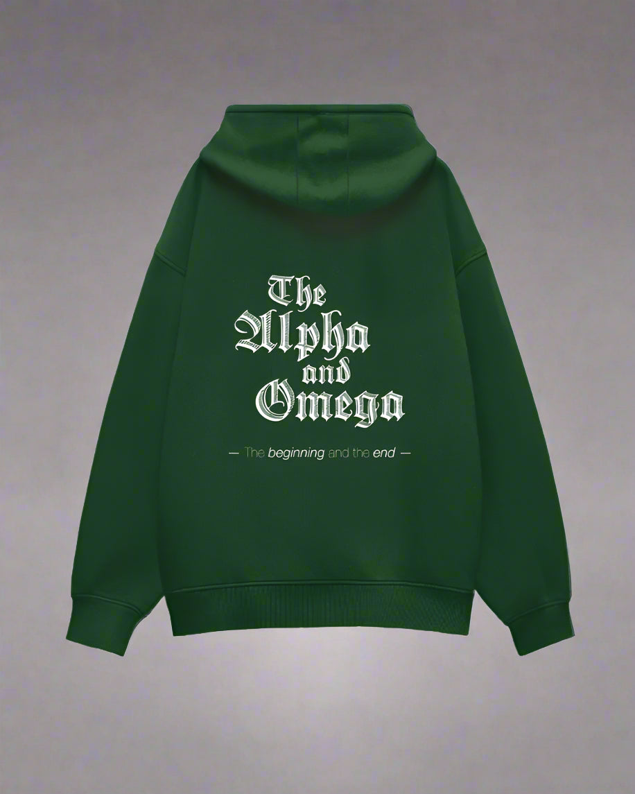 Unisex Oversized "Alpha and Omega" Hoodie