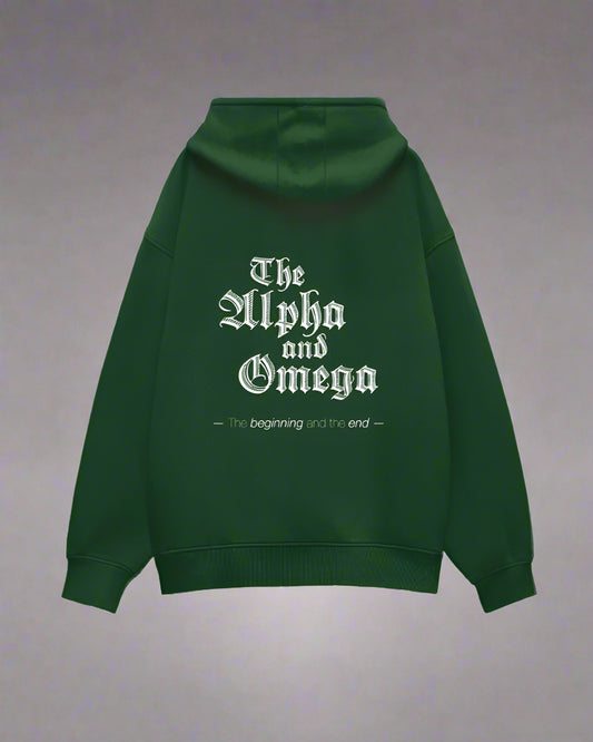 Unisex Oversized "Alpha and Omega" Hoodie