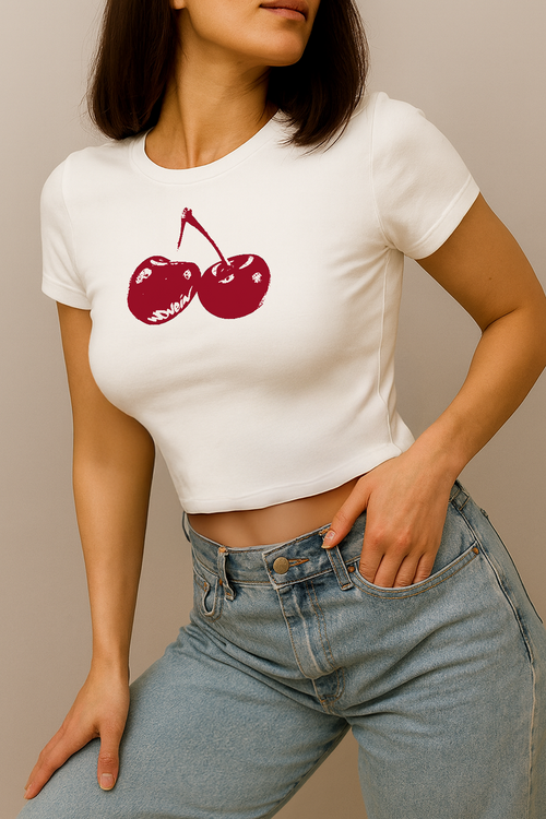 "Cherry" Baby Tee
