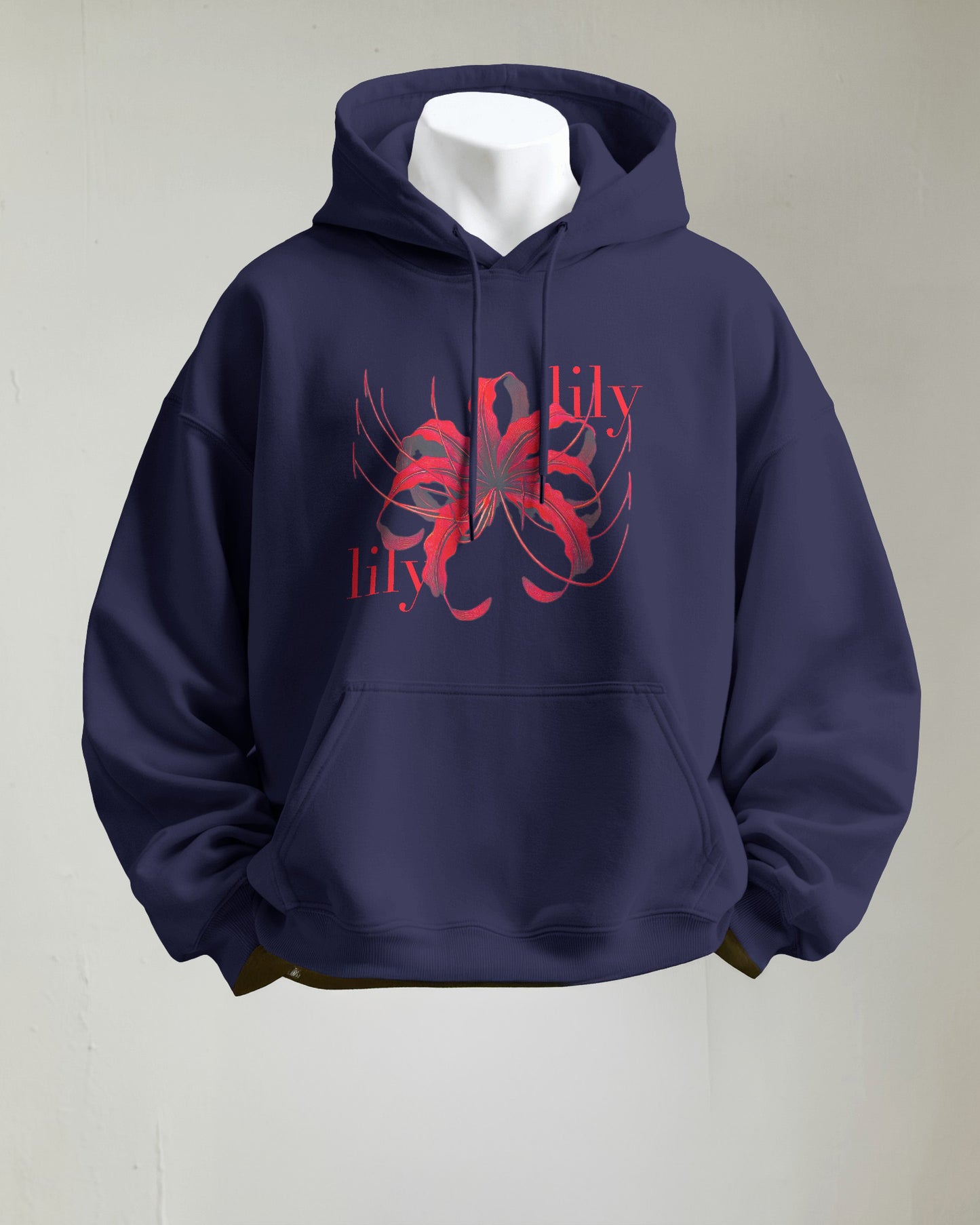 Unisex Oversized "Spider Lily" Hoodie