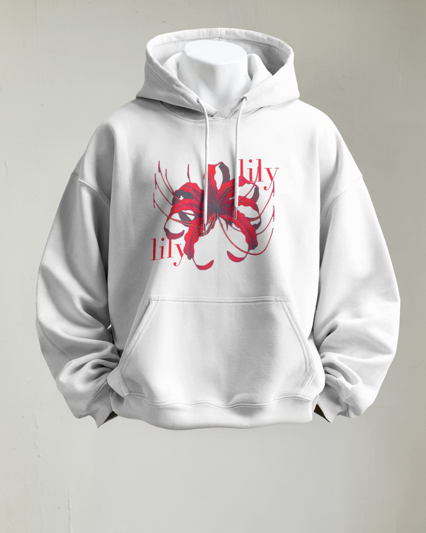Unisex Oversized "Spider Lily" Hoodie