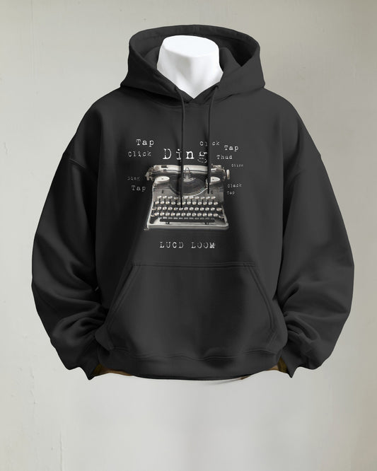 Unisex Oversized "Typewriter" Hoodie
